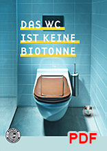 Das WC ist keine Biotonne!